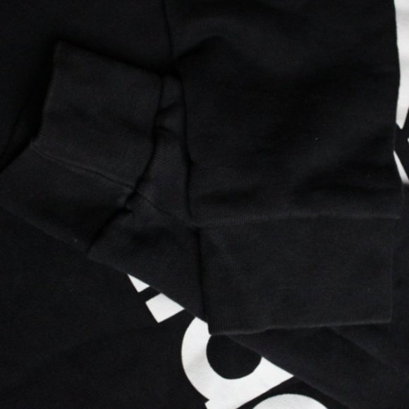 Adidas Mens XS Logo Pullover Black Crewneck Sweater - Picture 3 of 6